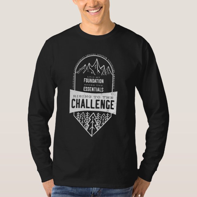 T-shirt Défi Un Leadership Se Relève Au Défi Hom (Devant)