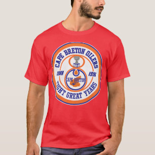 T-shirt Déficit Cape Breton Oilers 8 Great Years Hockey Th