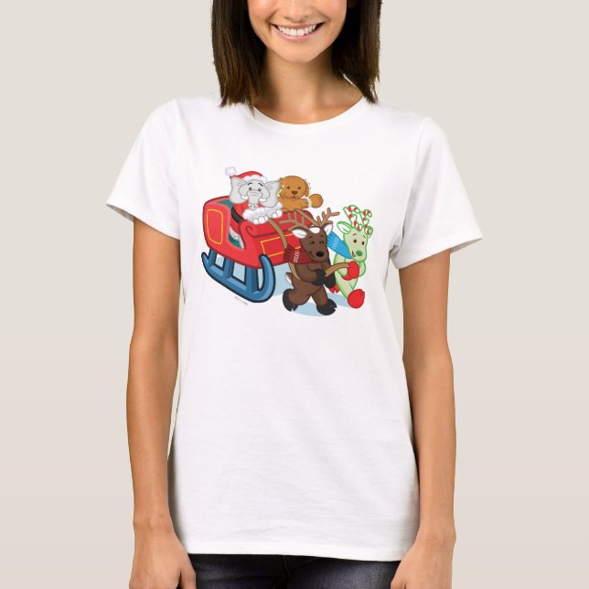 T-shirt Défilé de Noël de Webkinz (Devant)