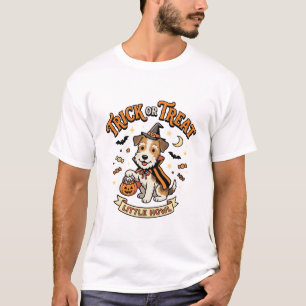 T-shirt Défilé de tours de chiots Halloween
