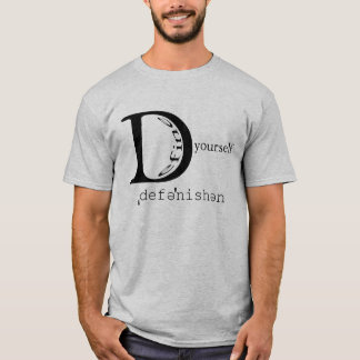 T-shirt DefineYourselfLogoShirtGrey