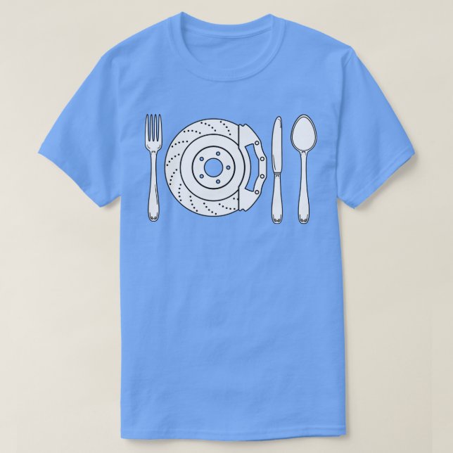 T-shirt Définir le disque de frein pour les ventilateurs d (Design devant)