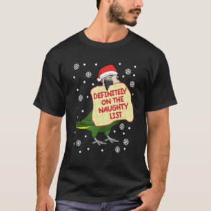 T-shirt Definitely On Naughty List Parrot I Hahns Macaw