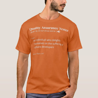 T-shirt Définition amusante du testeur QA