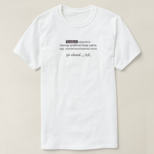 T-shirt Définition bionique des hommes