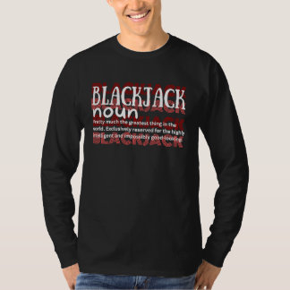 T-shirt Définition de Blackjack 21 Casino Jeux de hasard B