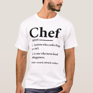 T-shirt Définition de chef drôle cuisine chef