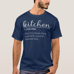T-shirt Définition de cuisine Ligne drôle Dire Cook Cuisin