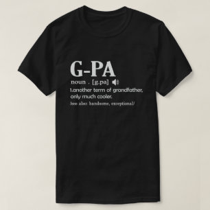 T-shirt Définition de G-pa, signification drôle, cadeau de