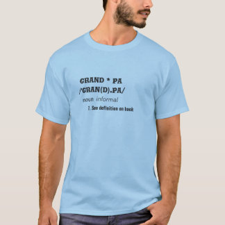 T-shirt Définition de grand-papa