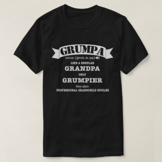 T-shirt Définition de Grumpa Grand-père drôle pour la fête