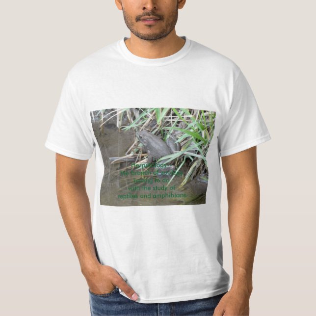 T-shirt Définition de Herpetology, grenouille (Devant)