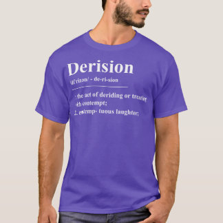 T-shirt Définition de la décision