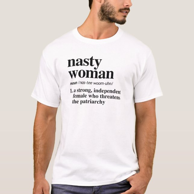 T-shirt Définition de la femme malsaine (Devant)