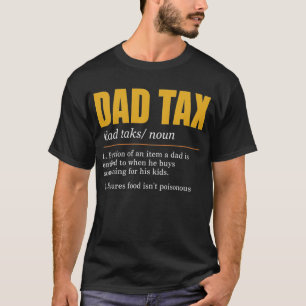 T-shirt Définition de la taxe papa hommes drôle journée de