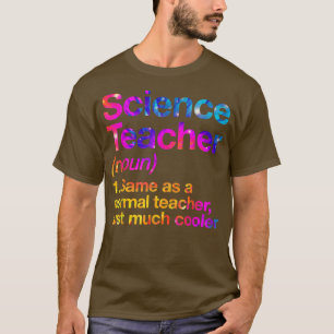 T-shirt Définition de l'enseignant en sciences Premier jou