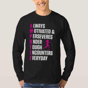 T-shirt Définition de l'Humour Amputé Bras de jambe Drôle 