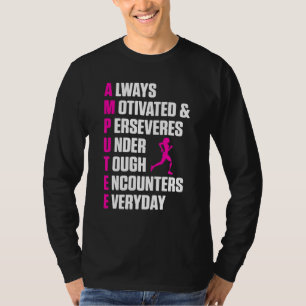 T-shirt Définition de l'Humour Amputé Bras de jambe Drôle 