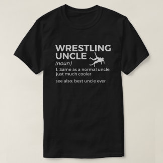 T-shirt Définition de l'oncle de lutte Meilleur oncle jama