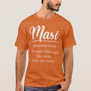 T-shirt Définition de Masi Tante drôle Tata indienne Masi
