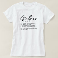 T-shirt Définition de Mère Dictionnaire Vie de Mam