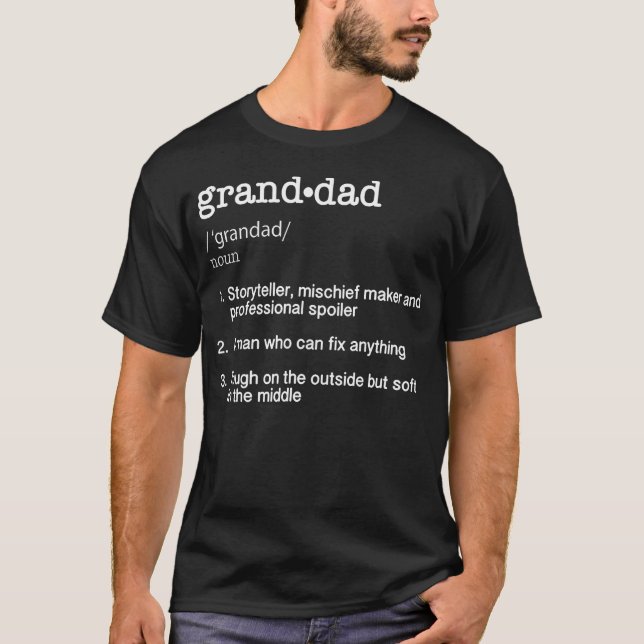 T-shirt Définition de Papi - (Devant)