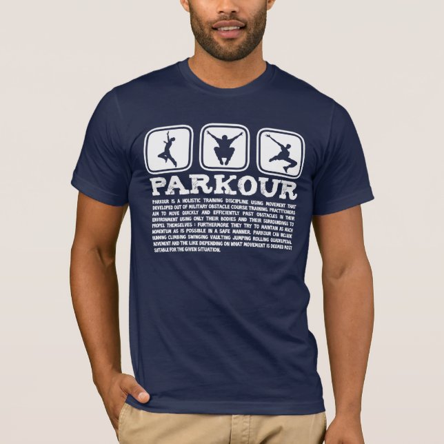 T-shirt Définition de Parkour (Devant)