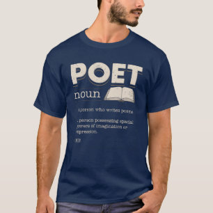 T-shirt Définition de poète Amusante Laureate Nouveauté