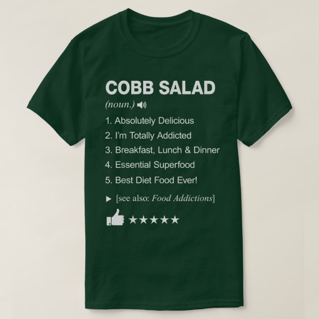 T-shirt Définition De Salade De Boeuf Signification _ Drôl (Design devant)