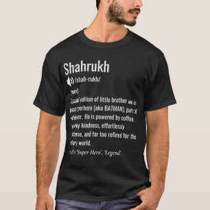 T-shirt Définition de Shahrukh frère rétro