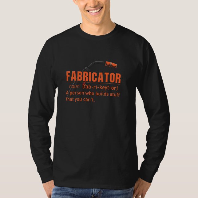 T-shirt Définition de soudeur Fabricant (Devant)