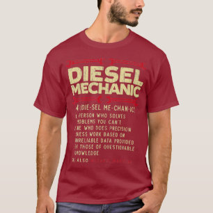 T-shirt Définition de véhicule automobile à moteur diesel