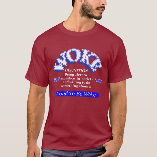 T-shirt Définition de Woke (Devant)