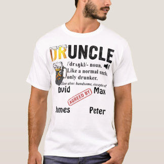 T-shirt Définition Drôle De L'Oncle Jusqu'Au Guncle Du Fun
