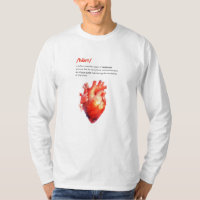 Définition du coeur humain Long Manche