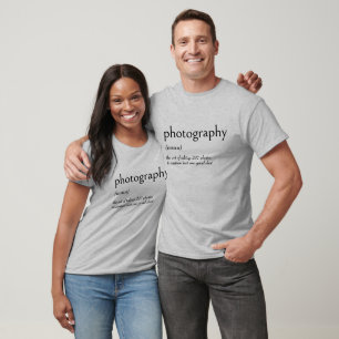T-shirt Définition du dictionnaire pour PHOTOGRAPHIE