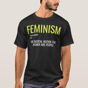 T-shirt Définition du féminisme Femmes fortes et égalité d