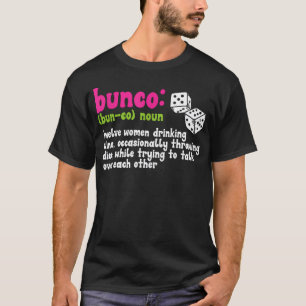 T-shirt Définition du jeu de Bunco