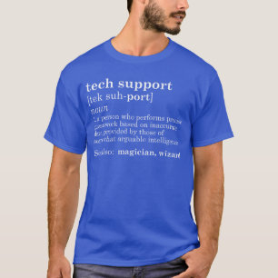 T-shirt Définition du support technique Papa drôle rétro f
