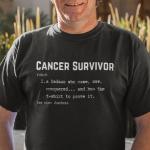 T-shirt Définition du survivant du cancer, sensibilisation