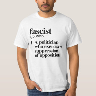 T-shirt Définition fasciste