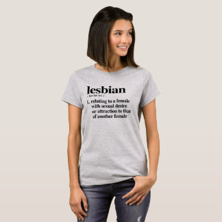 T-shirt Définition lesbienne - Termes LGBTQ définis -