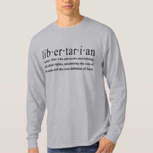 T-shirt Définition libertaire