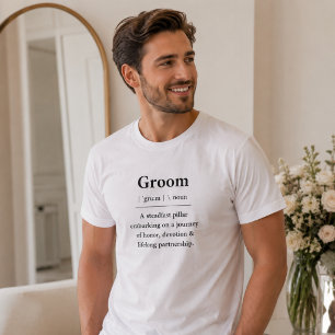 T-Shirt Définition Marié Cadeau Marié