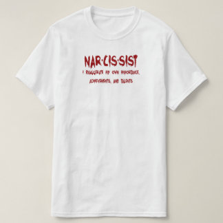 T-shirt Définition Narcissique Avec Humour