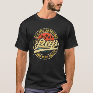 T-shirt Définition Pap Comme Grand-Père Ordinaire Seul Gla