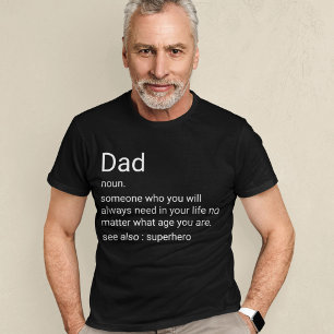 T-shirt Définition papa personnalisée pour papa
