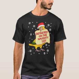 T-shirt Définitivement Sur La Liste Coquine Parrot I Golde