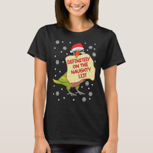 T-shirt Définitivement Sur La Liste Coquine Parrot I Musta
