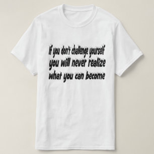 T-shirt Défis-toi Devis Motivationnel